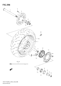Rear Wheel (Gsx-R1000l3 E33)
