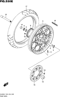 Front Wheel (Dl650xal7 E28)