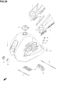 Fuel Tank (Model K1/K2/K3)
