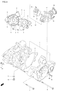 Crankcase (Model T/V)