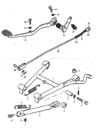 Stand - Rear Brake