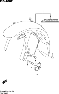 Front Fender (Dl1000al9 E33)
