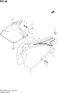 Frame Cover (Dr-Z400sl4 E33)