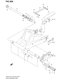 Rear Swinging Arm (Model K2/K3)