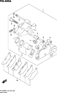 Rear Caliper (Dr-Z400s)