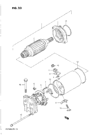 Starting Motor (Model J/K/L)