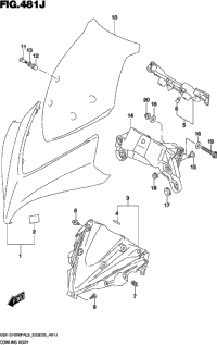 Cowling Body (Gsx-S1000fzal9 E33)