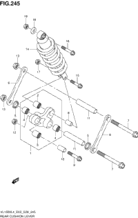 Rear Cushion Lever (Vl1500bl4 E28)