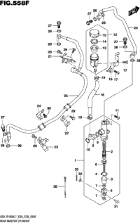 Rear Master Cylinder (Gsx-R1000al7 E33)