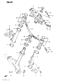 Steering Stem (Gs1150ef/Ef2/Eg)