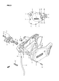 Crankcase Cover - Water Pump (Model G/H/J)