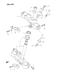 Steering Stem (Model P/R/S)