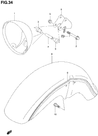 Headlamp Housing (Model X)