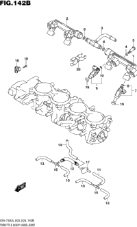 Throttle Body Hose/Joint (Gsx-R750l5 E28)