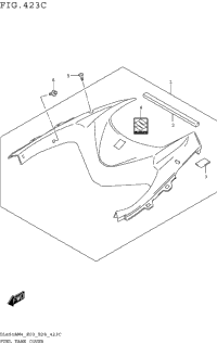 Fuel Tank Cover (Dl650am4 E33)