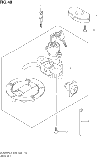 Lock Set (Dl1000al4 E03)