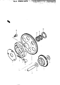 Starter Clutch (Gs400b)