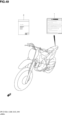 Label (Dr-Z125l4 E28)