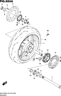 Rear Wheel (For Yvb,Yww)