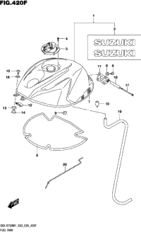 Fuel Tank (Gsx-R750:E33)