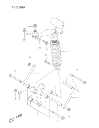 Rear Cushion Lever (Model V)