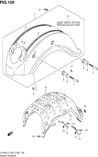 Rear Fender (Vl800tl3 E03)