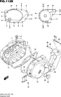 Crankcase Cover (Vl800l6 E28)