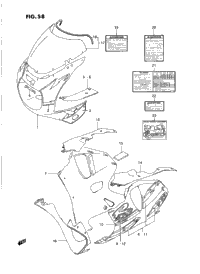 Cowling Body Parts (Model P M18)