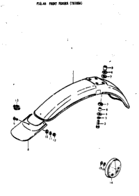 Front Fender (Ts185a)