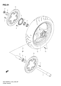 Front Wheel (Gsx1300ral3 E03)