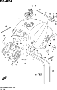 Fuel Tank (Gsx-S1000fal9 E03)