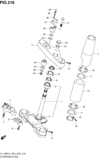 Steering Stem (Vl1500l4 E03)
