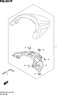 Seat Tail Box (Vzr1800bzl8 E33) (Jba)
