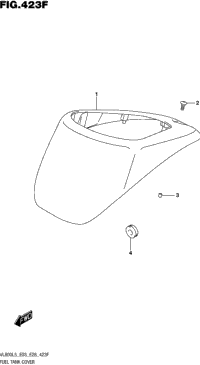 Fuel Tank Cover (Vl800bl5 E28)