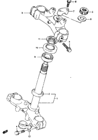 Steering Stem (Model L/M/N/P/R/S)