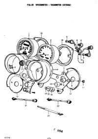 Speedometer - Tachometer (Gt250b)