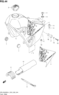 Fuel Tank (Dr-Z400sml4 E33)