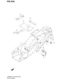Rear Fender (Model K3)