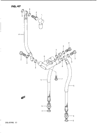 Front Brake Hose (Model J/K)