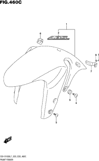 Front Fender (Gsx-S1000al7 E28)