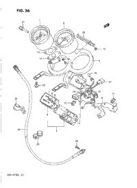 Speedometer (Model J/K)