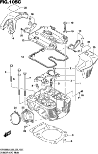 Cylinder Head (Rear) (Vzr1800bzl9 E28)