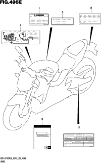Label (Gsx-S750yal9 E33)