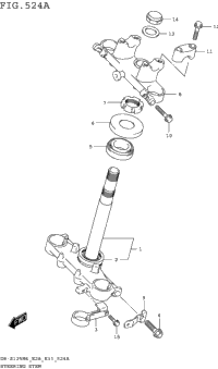 Steering Stem (Dr-Z125m4 E28)