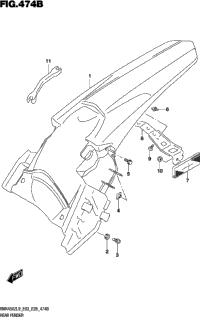 Rear Fender (Rmx450zl9 E28)