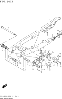 Rear Swingingarm (Dr-Z125lm3e28)