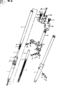 Front Fork (Rm50c)