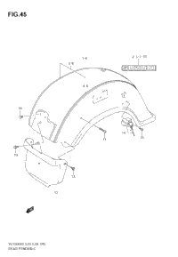 Rear Fender (Model K5/K6)