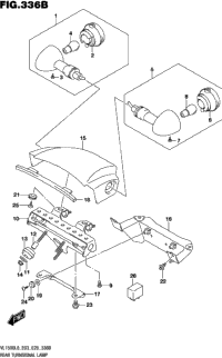Rear Turnsignal Lamp (Vl1500bl8 E28)