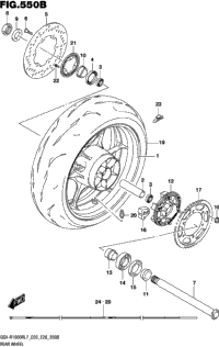 Rear Wheel (Gsx-R1000rl7 E28)